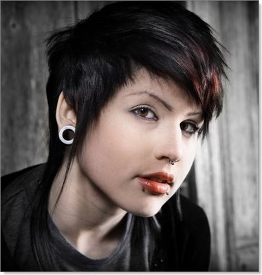 short emo hairstyles for teenage girls. emo hairstyles for girls with