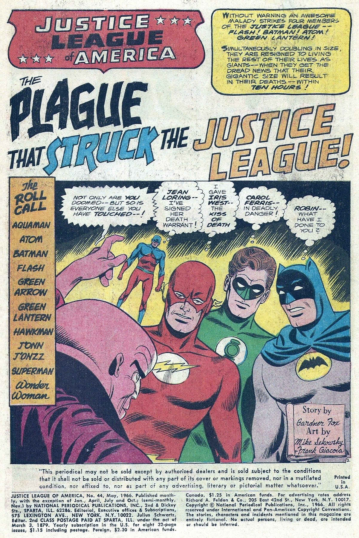 Justice League of America (1960) 44 Page 2