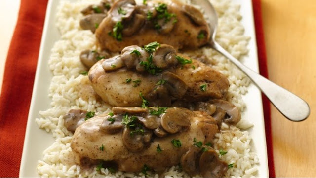 Whole30 Chicken Marsala #Paleo #AIP