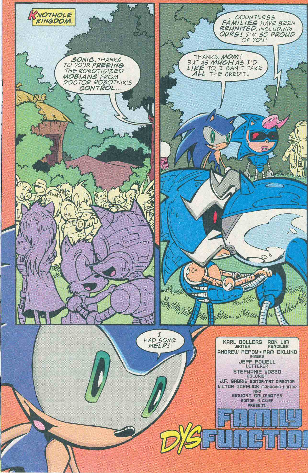 Read online Sonic The Hedgehog comic -  Issue #102 - 2