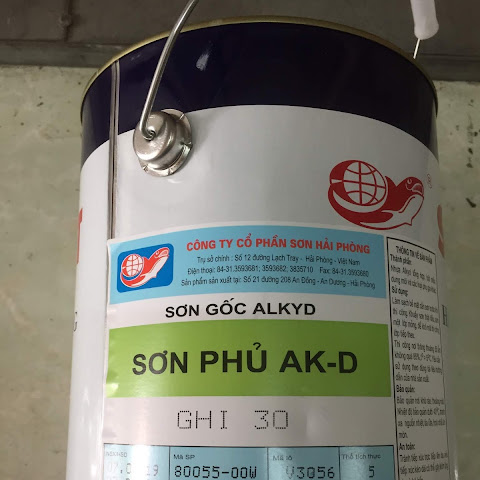 Sơn chống rỉ mầu ghi | Sơn AKD30 | Sơn Hải Phòng