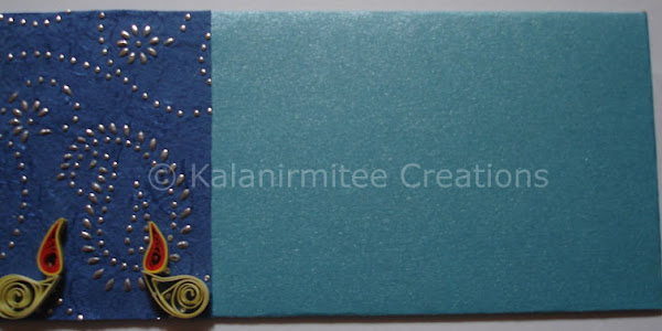 Paper Quilling: envelopes specially made for  Diwali