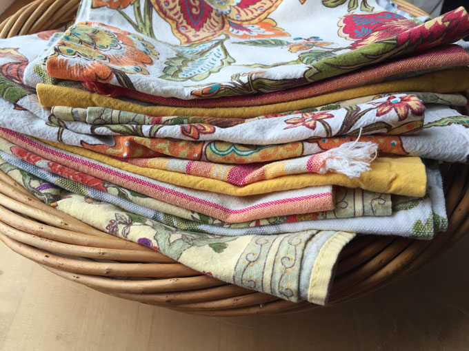 Cloth Napkins recycle, reduce, reuse beautifully Gather & Make