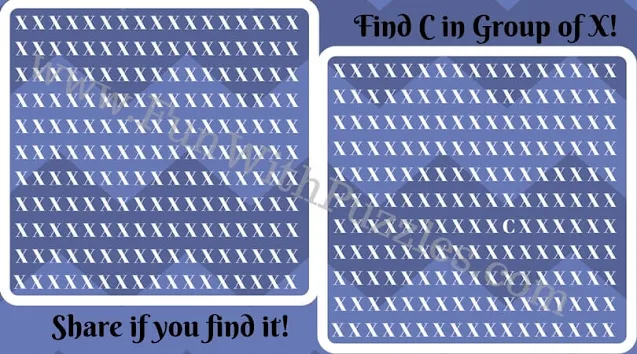 1. Hidden Letters Puzzles: Can You Spot the C?