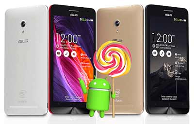 Asus Zenfone 5 Android Lollipop