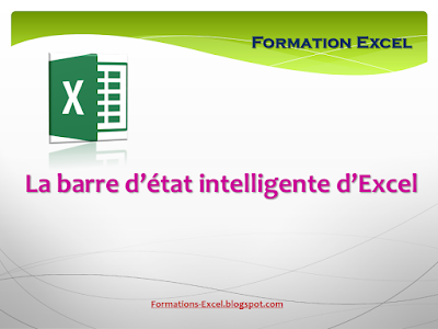 La barre d’état intelligente d’Excel