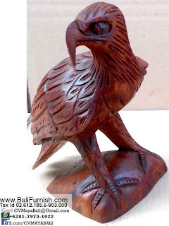 wooden eagle from Bali Indonesia