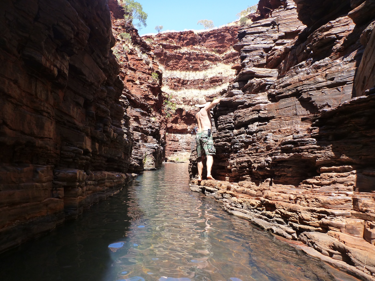 Steve and Dee's Australian tour Hancock Karijini NP.