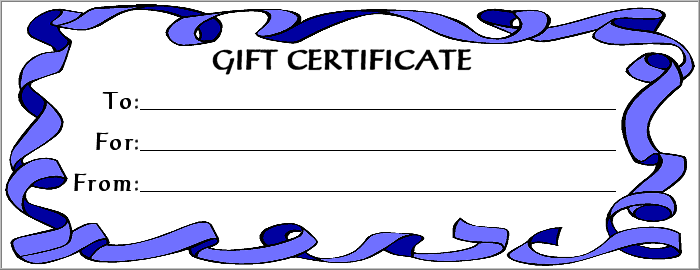 free clipart birthday gift certificate - photo #26