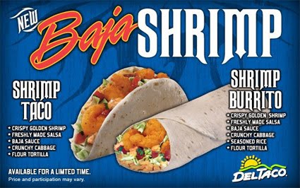 Del Taco Crispy Shrimp Taco Returns | Orange County Mexican Restaurants