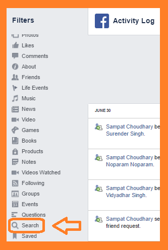 Expand Facebook “More”option
