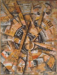 Carrà's 1914 work Interventionist Demonstration is part of the Peggy Guggenheim Collection