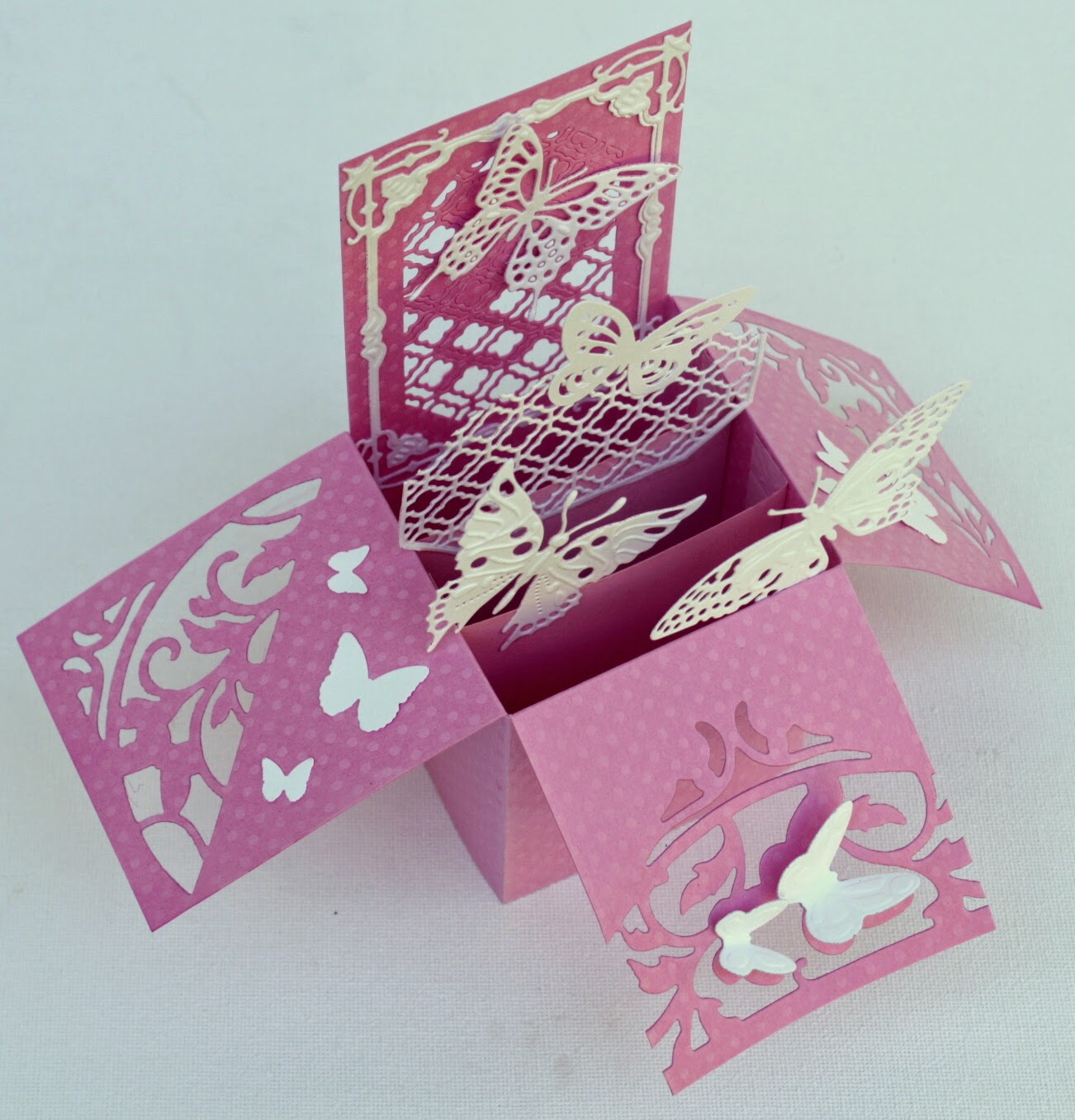 Bella's Creative Space Butterfly box card