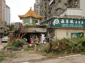 Damage from Typhoon Hato in Zhuhai