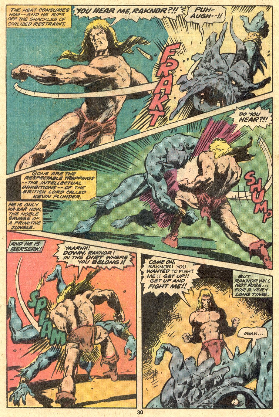 Read online Ka-Zar comic -  Issue #19 - 19