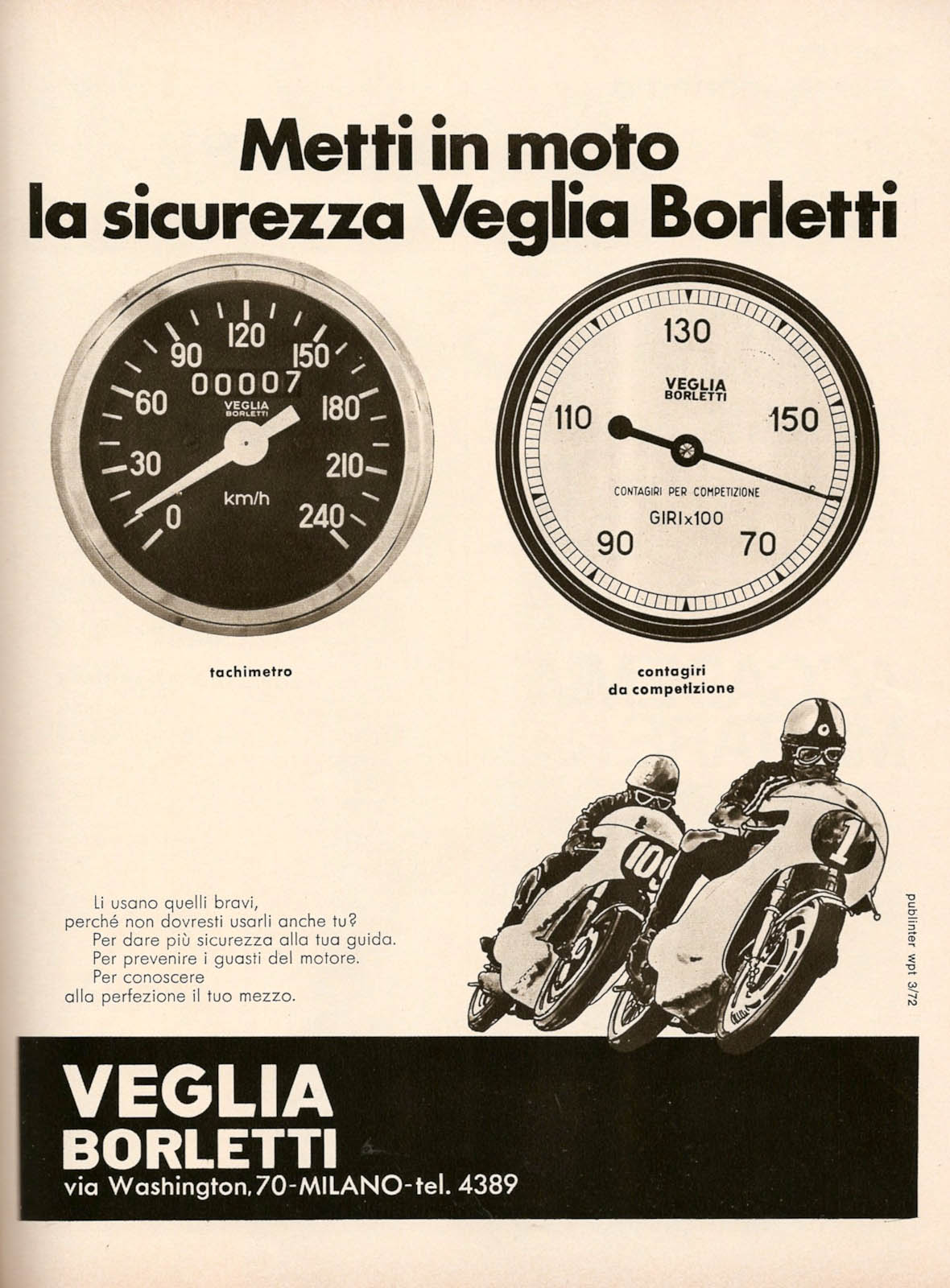 Racing Cafè: Vintage Brochures: Veglia Borletti 1972 honda cb 1 wiring diagram 