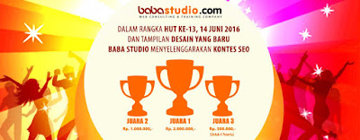 Kontes SEO Babastudio.com