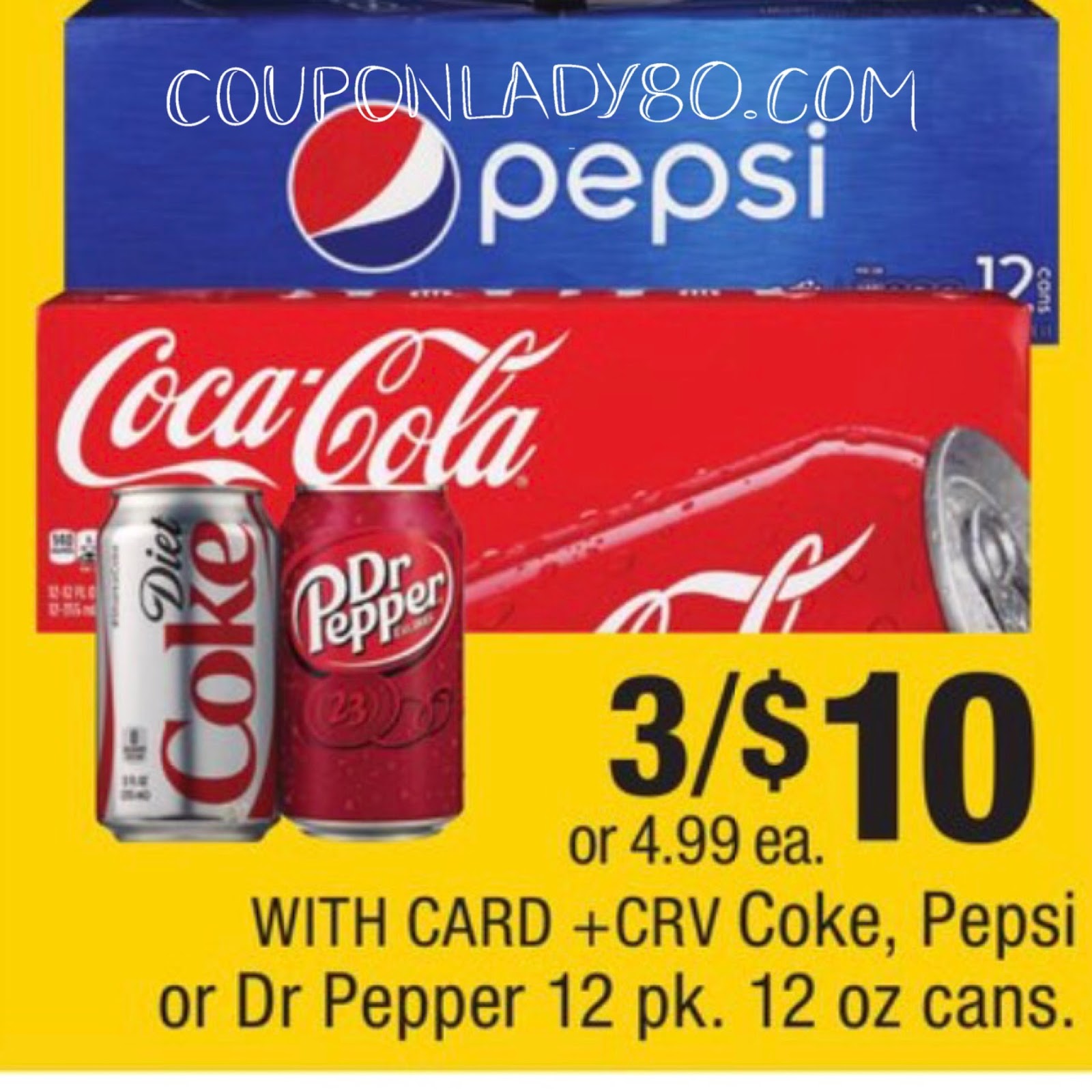 CouponLady80 Soda Deals at CVS
