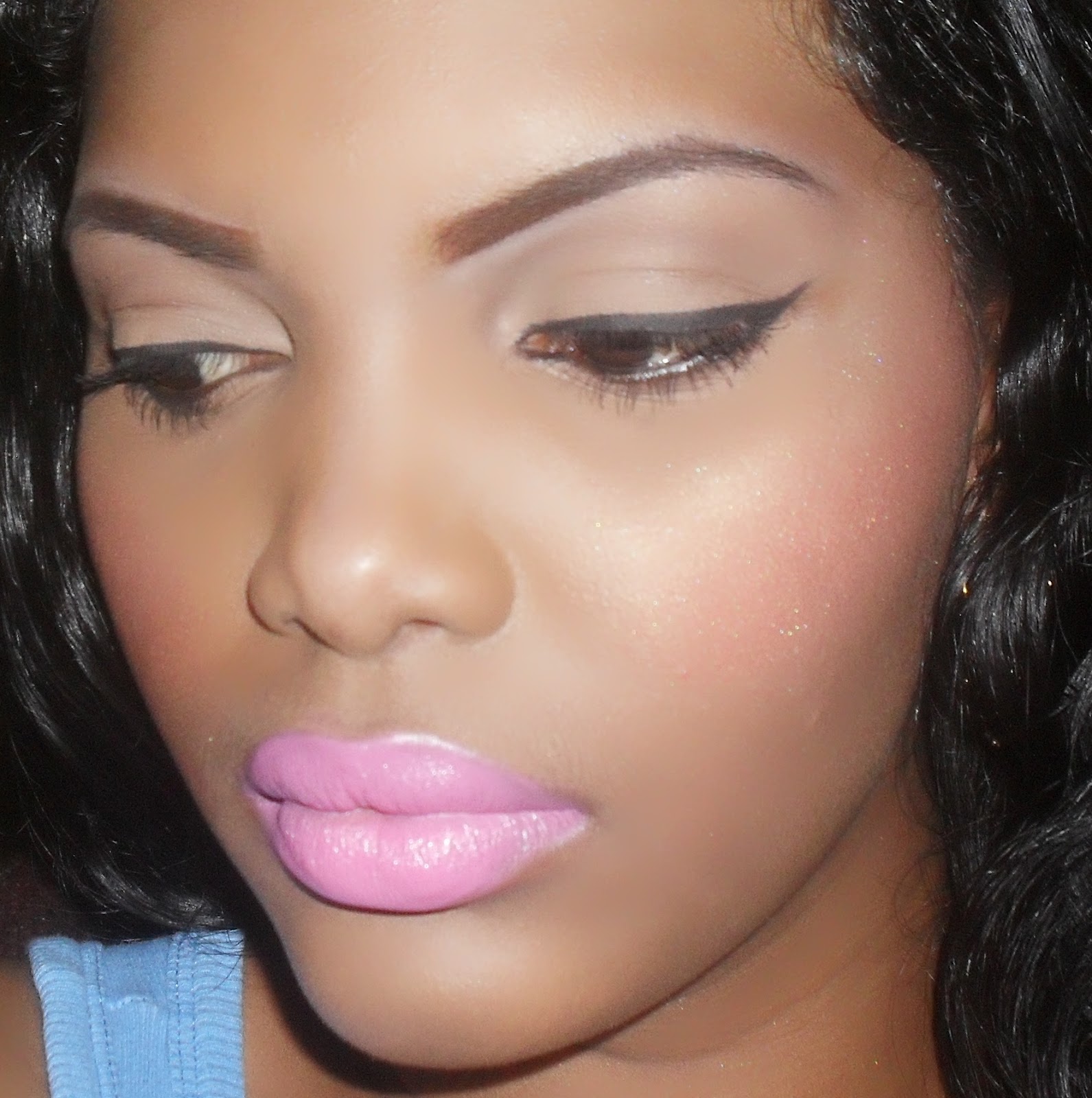 BLUSH HAPPY Mac's Pink Nouveau Lipstick Review and Swatches