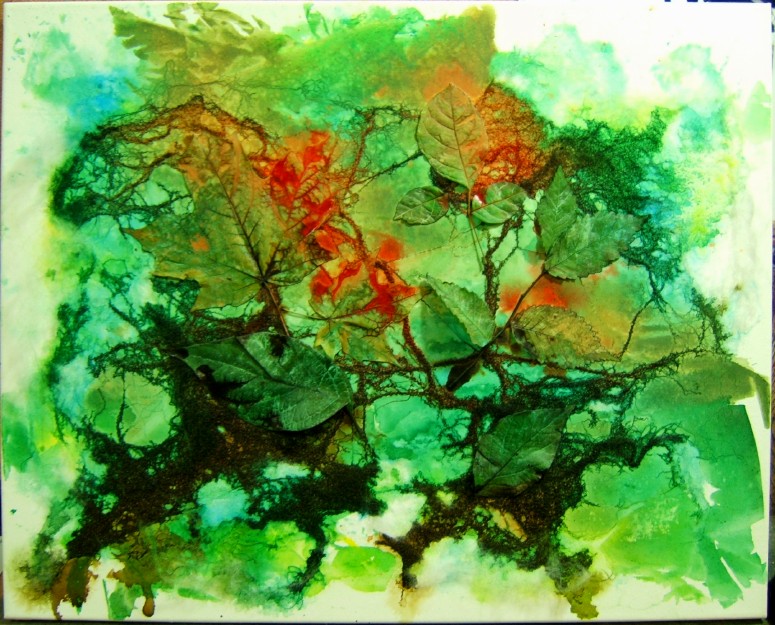 Watercolors And Words: Acrylic Ink Paintings