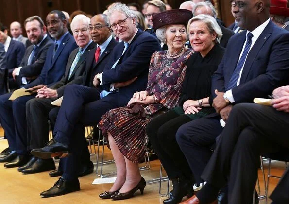 Princess Beatrix attended a symposium held on the occasion of Kingdom Day at the Council of State in The Hague