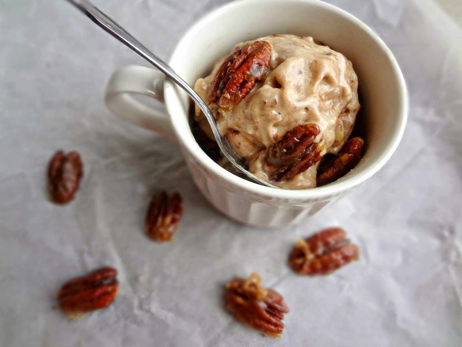 The Cooking Actress Caramelized Pecan Banana "Ice Cream" with