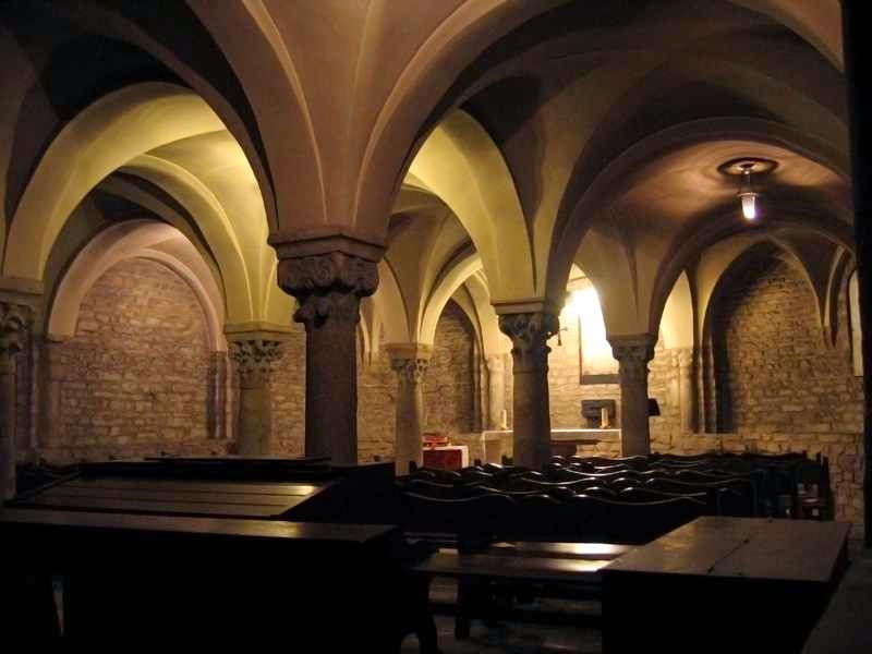 Crypt of the cathedral of Vic