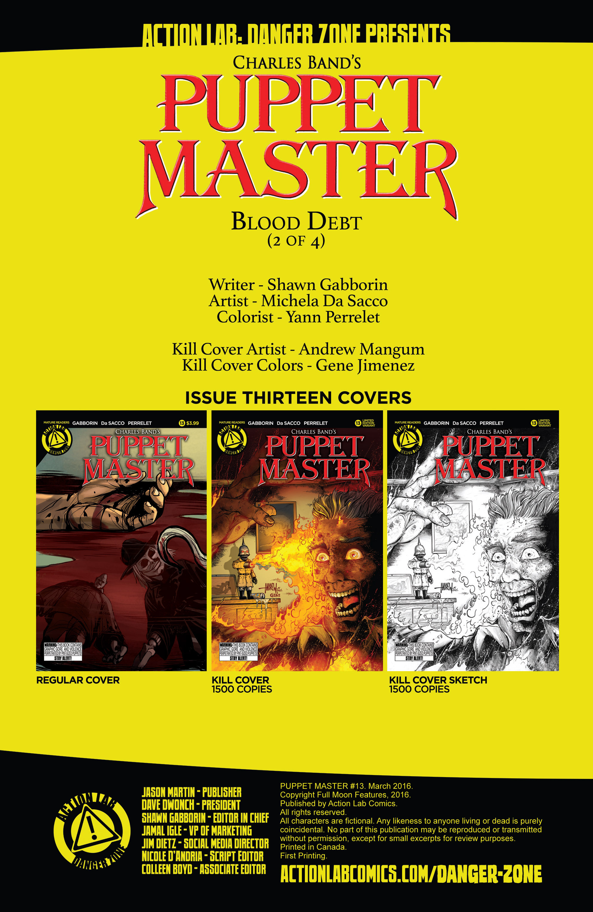 Read online Puppet Master (2015) comic -  Issue #13 - 2