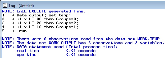 SAS : Call Execute