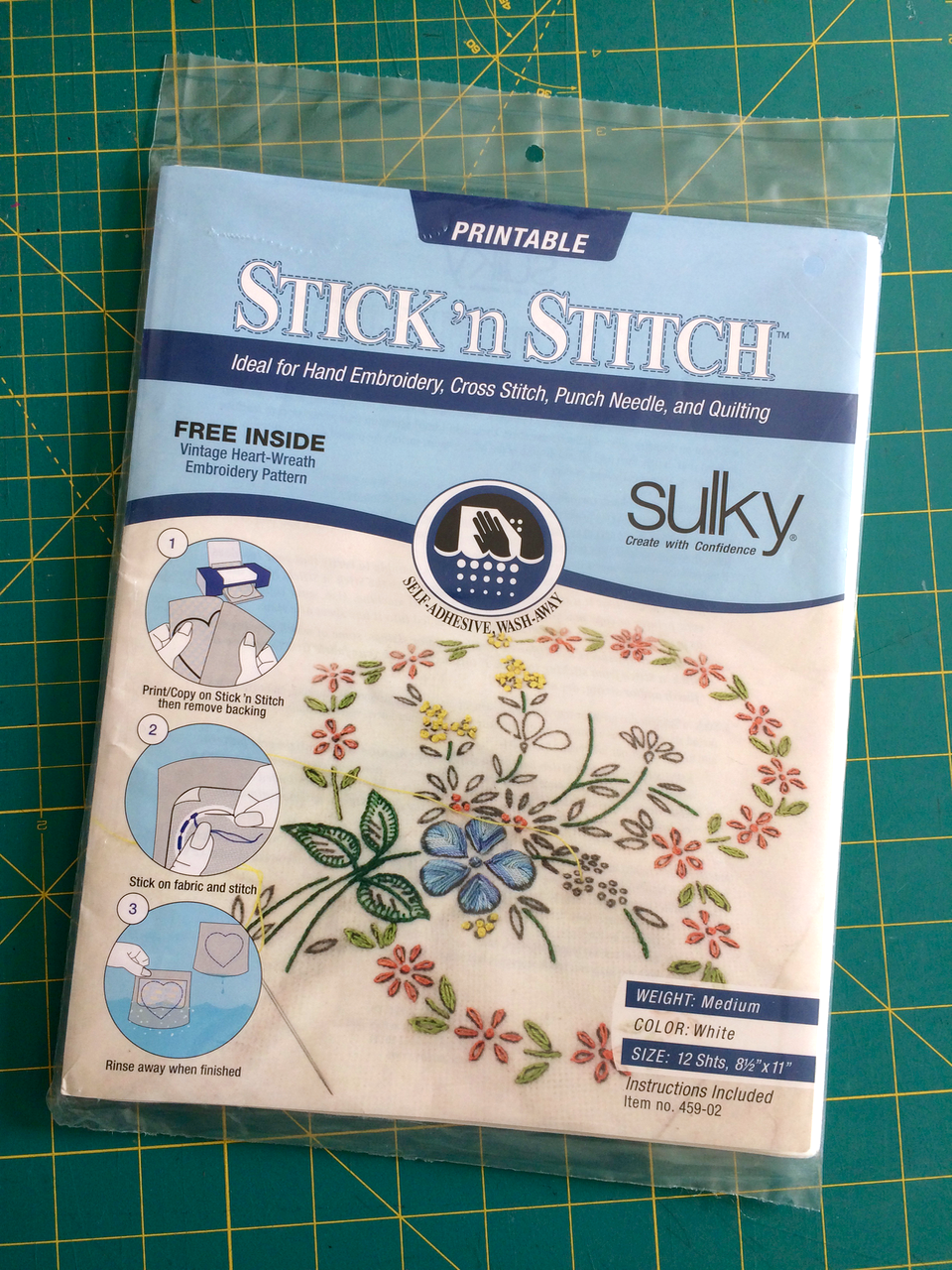 Sulky Printable Stick N Stitch 