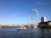 The London Eye and a surprisingly blue River Thames (img )