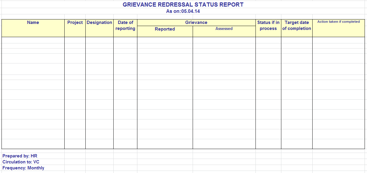 Recruitment Mis Report Sample In Excel ~ Excel Templates