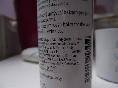 Čistiaci balzam Tilia - lipová detoxikačná starostlivosť  ingredients