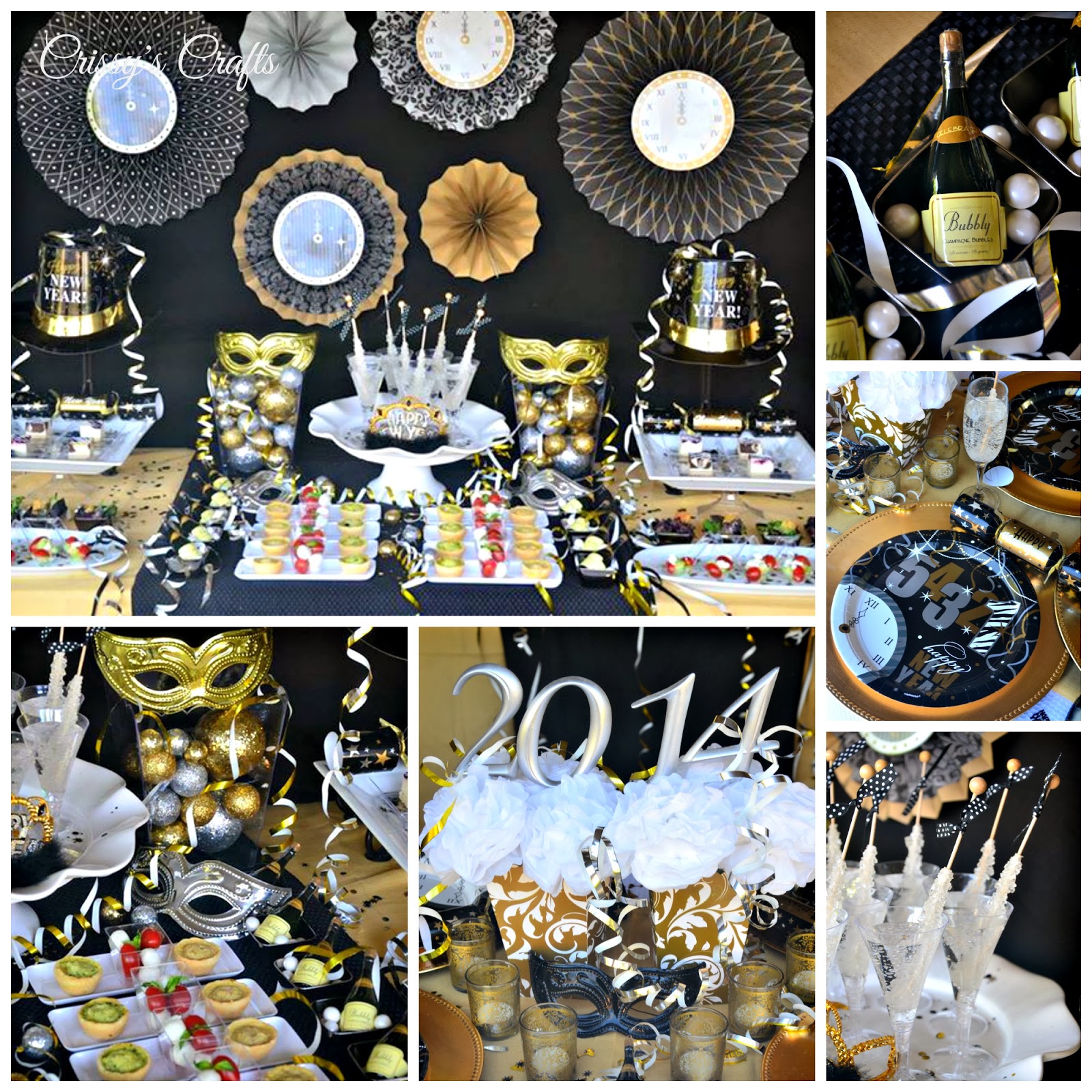 Crissy's Crafts New Years Eve Party Ideas