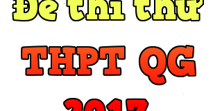 Đề thi thử THPT Quốc gia 2017 môn Toán - VnMath lần 1