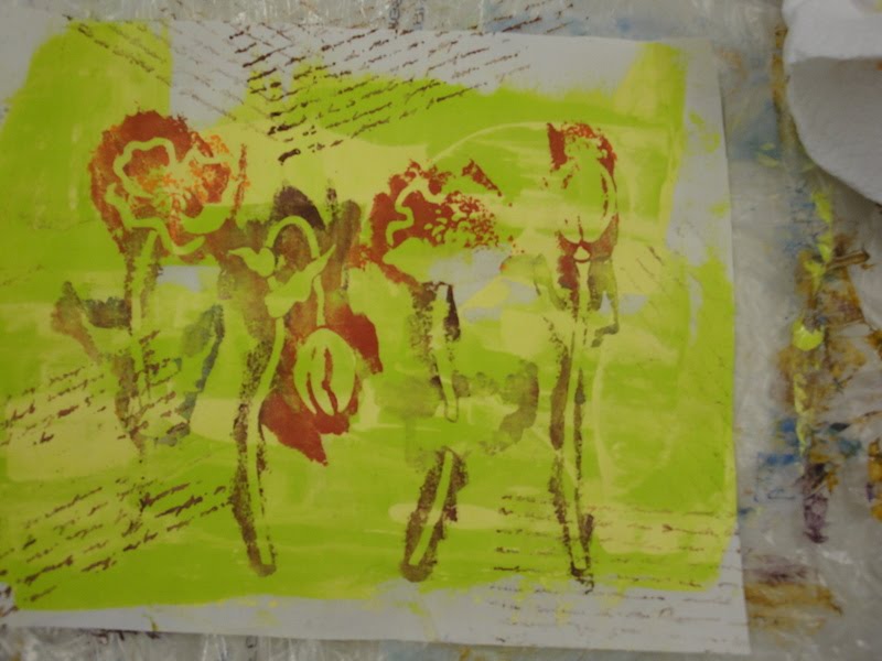 art:quilt:play: Stamping and Stenciling at Sew Uniquely You