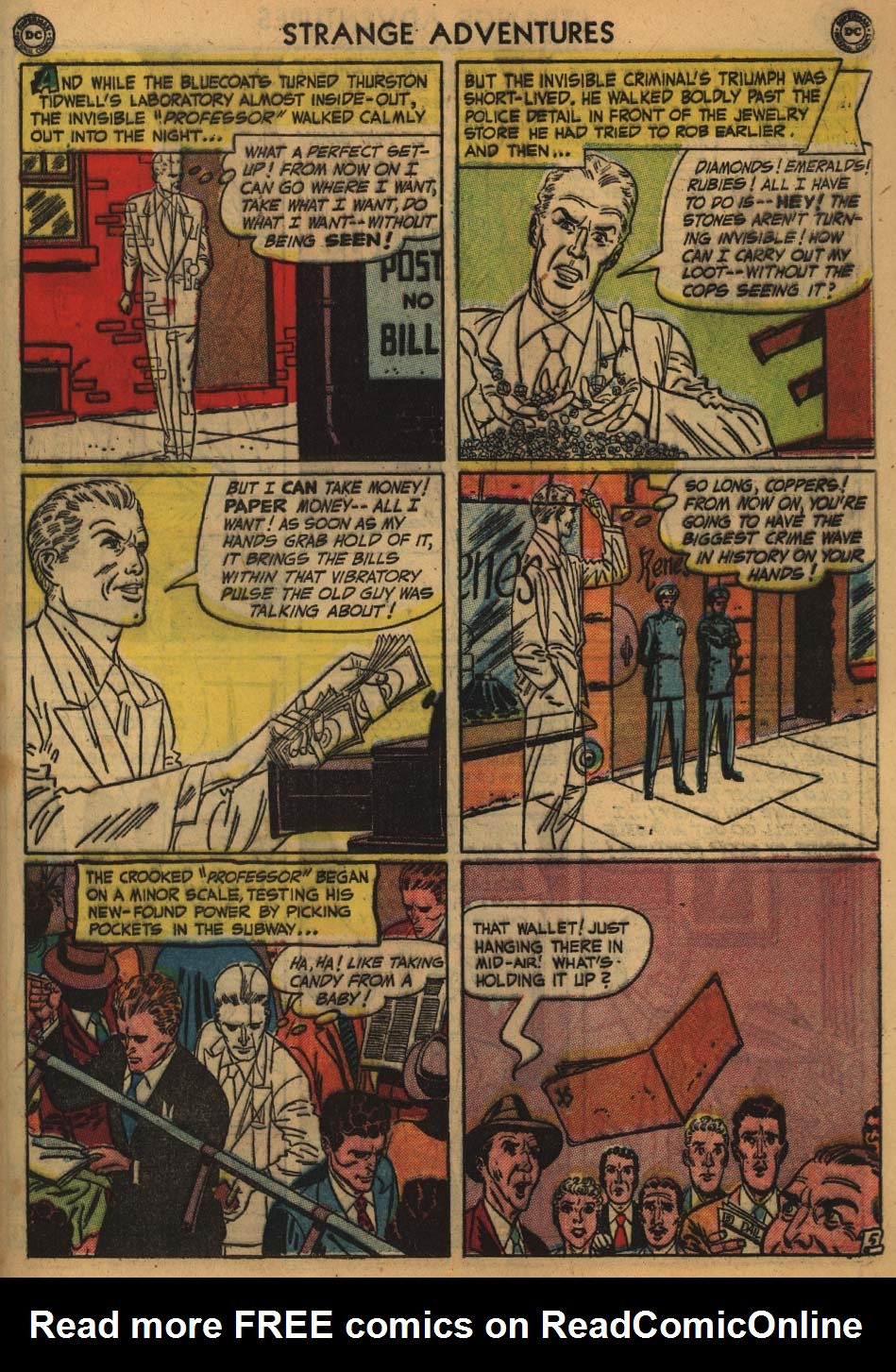 Read online Strange Adventures (1950) comic -  Issue #5 - 43