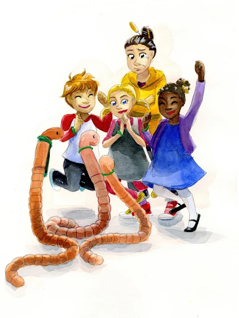 children's book illustration, children's book illustration, watercolor illustration, watercolor children's book, Becca Hillburn