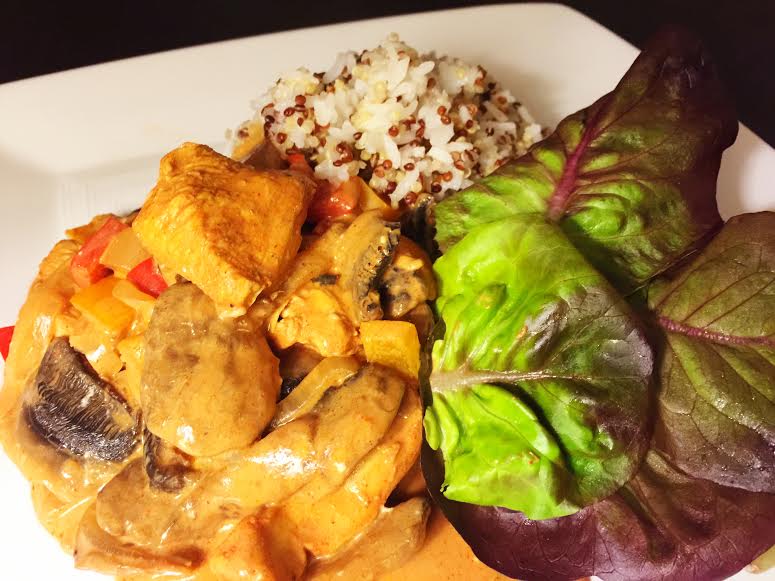 Fueling with Flavour Smoked Paprika Chicken Stroganoff