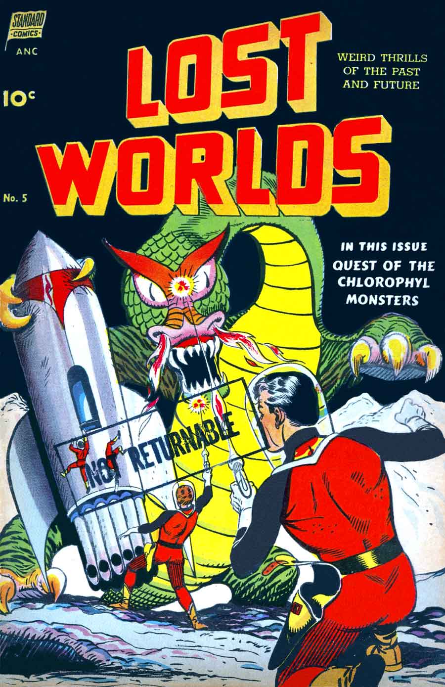 Lost Worlds v1 #5 standard comic book cover art by Alex Toth