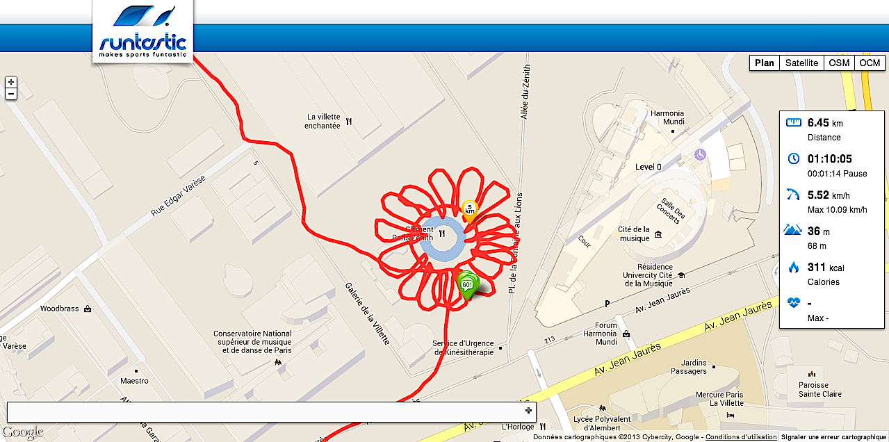 Une Fleur GPS