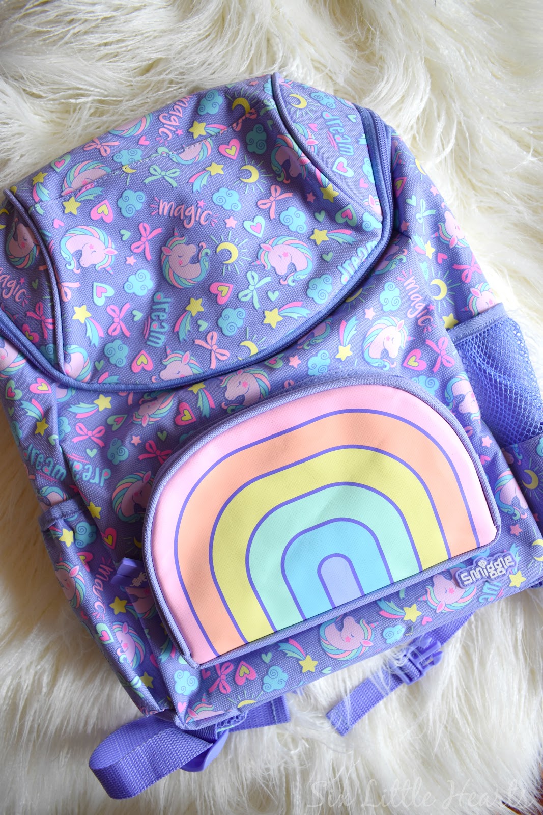 smiggle rainbow backpack