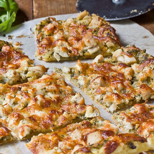 Pesto Chicken Tart | Cook'n is Fun - Food Recipes, Dessert, & Dinner Ideas