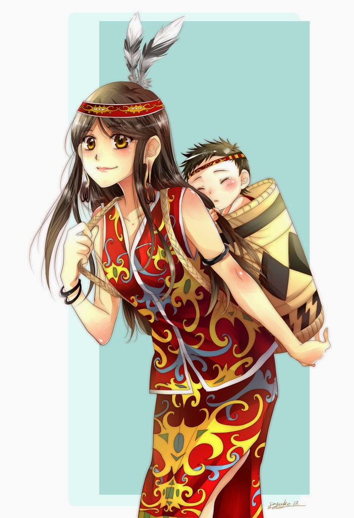 GAMBAR ANIME DAYAK INDONESIA | VIOTABI IMAGES