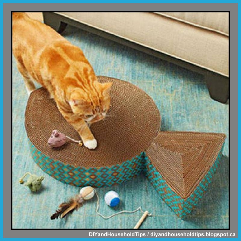 DIY And Household Tips DIY Cat Scratching Pad