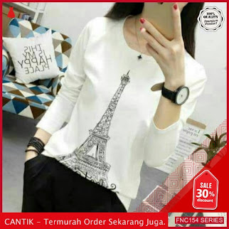 FNC154E41 Eiffel Paris Long Sleeve Wanita Babytery Lengan Serba 50 Ribuan