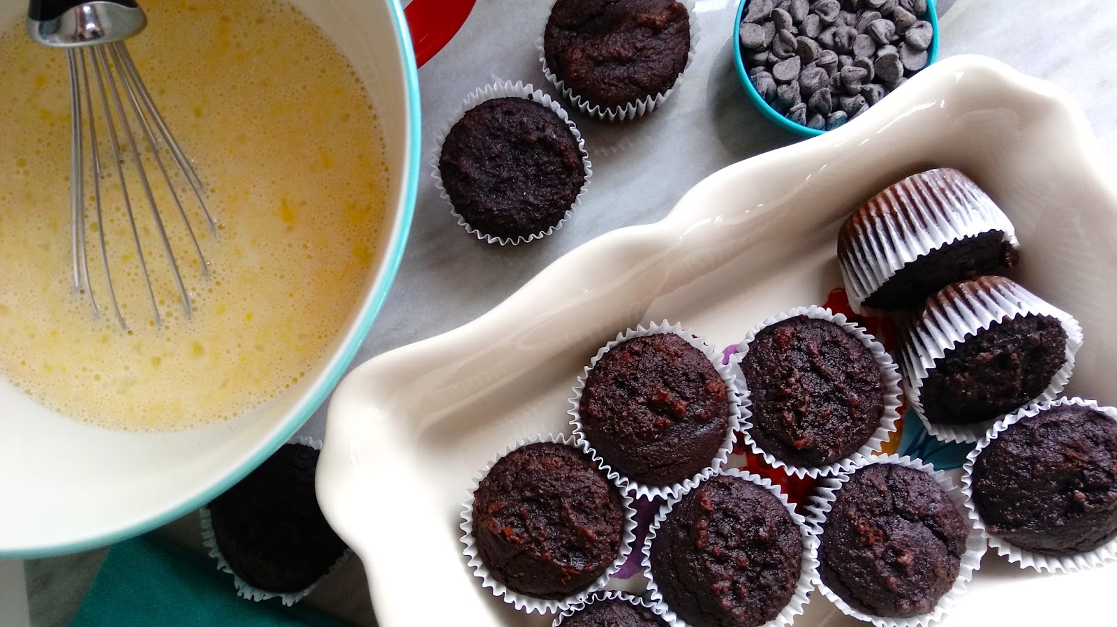 At Home with the Loverbees Chocolate Cupcake Bread Pudding