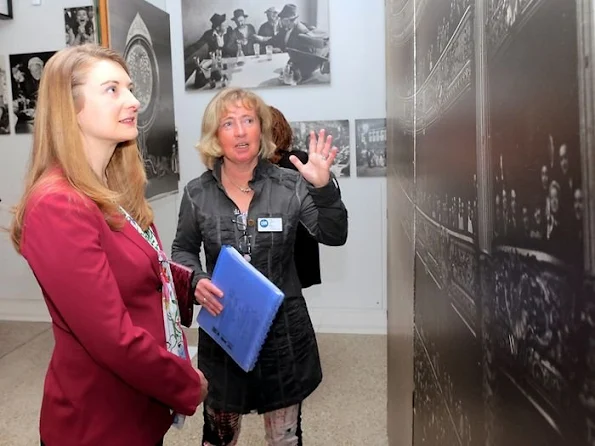 Hereditary Grand Duke Guillaume and Hereditary Grand Duchess Stéphanie visits photo exhibition of “The Family of Man” in Clervaux