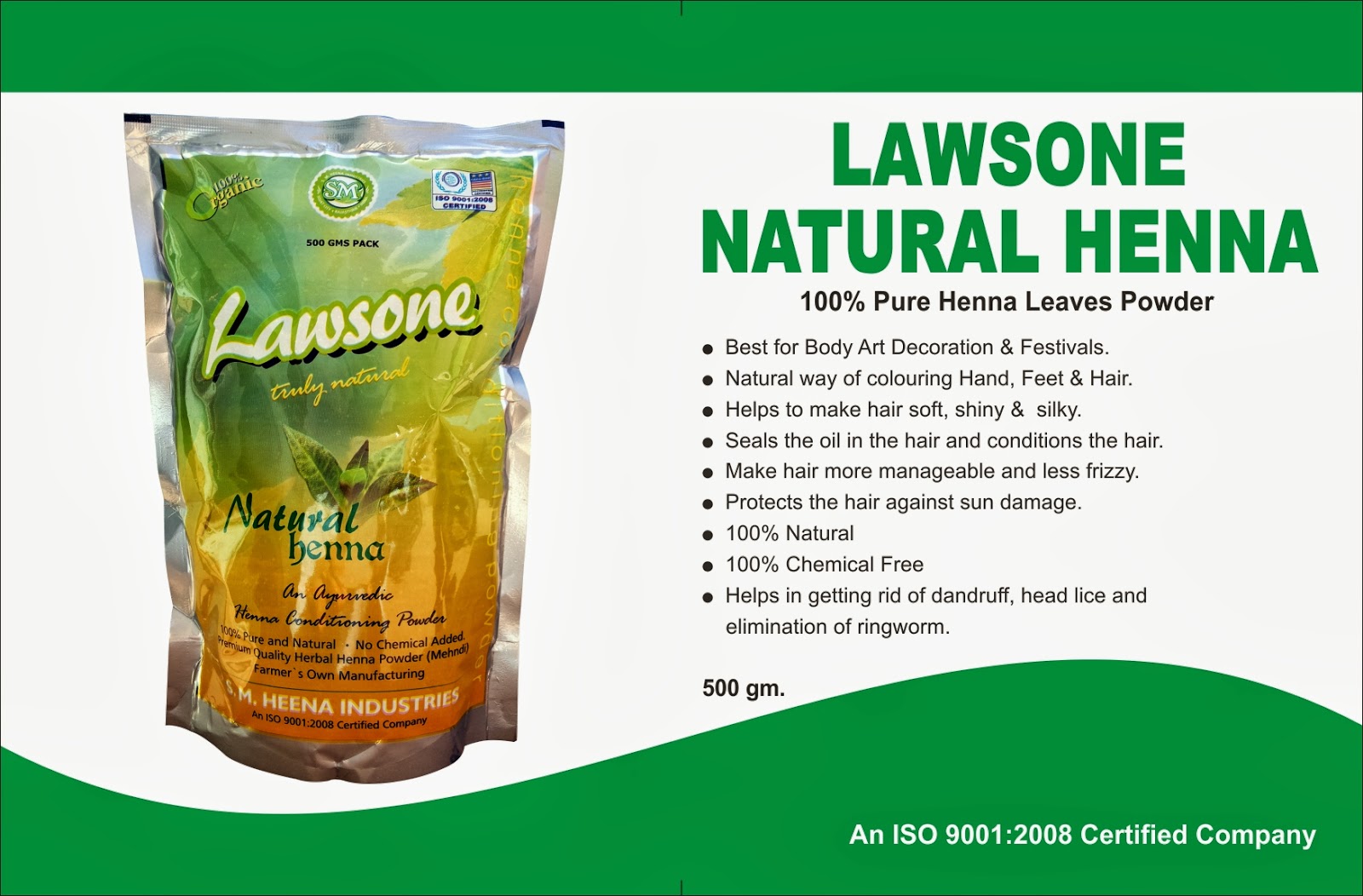 S. M. Heena Industries 100 Chemical Free, Safe and Harmless Products