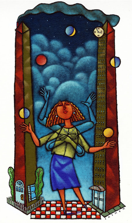 Woman Juggling